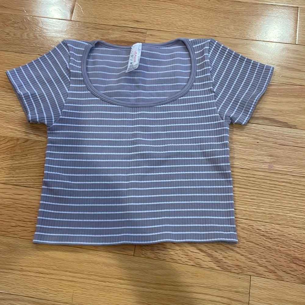 Ribbed crop top